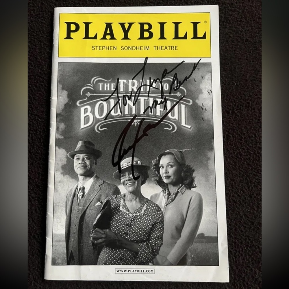 Cicely Tyson Signed Autographed Trip To Bountiful Playbill To Liza Minnelli 2013
